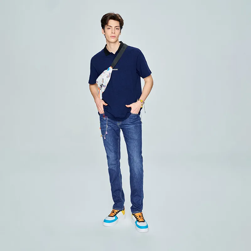 Lee Polo Shirts Men Dark Blue-4