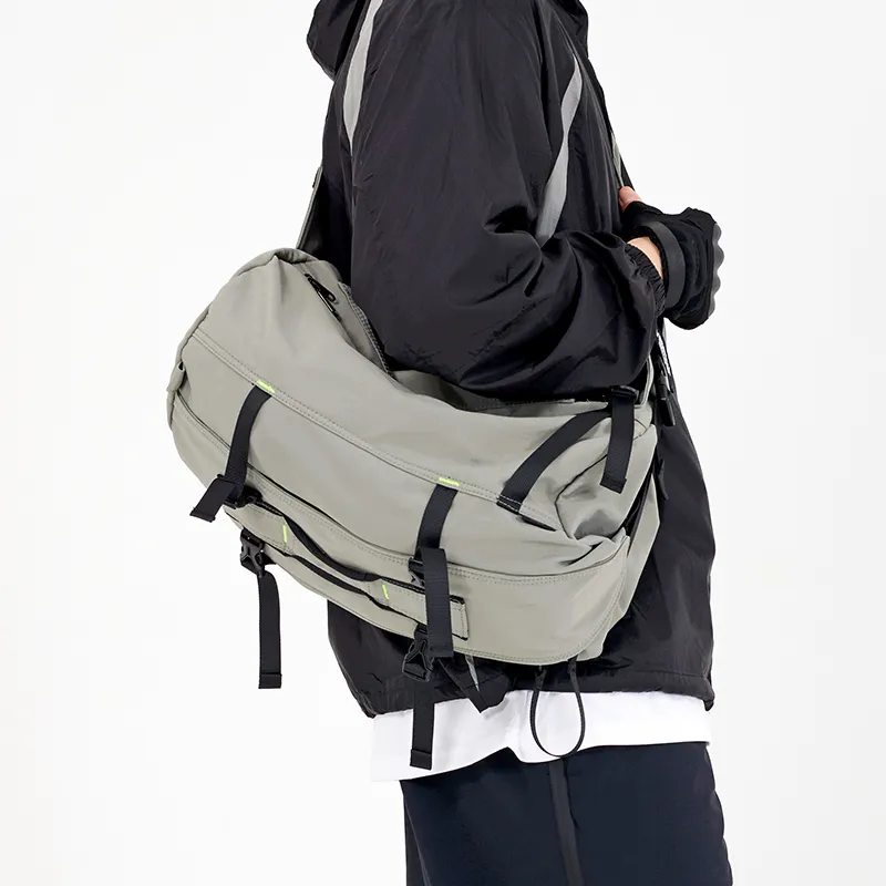 MYEDITION Messenger Bag, Gym Bag, Handbag, Shoulder Bag, Crossbody Bag, Outdoor Bag Nylon Fabric Multicolor Unisex-14