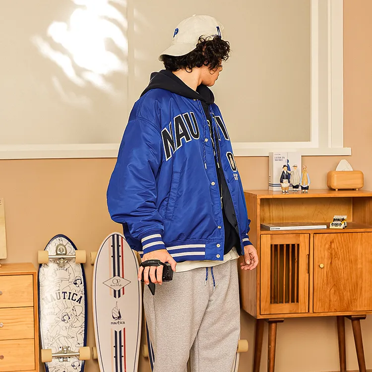 Nautica White Sail Nautica X POPBOY Baseball Jerseys Unisex-11