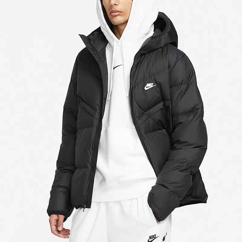 Nike Down Jacket Winter Men's Black-4