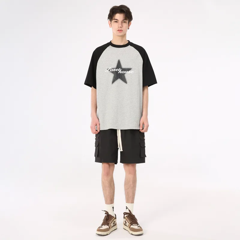 PASET Casual Shorts Unisex Black-2