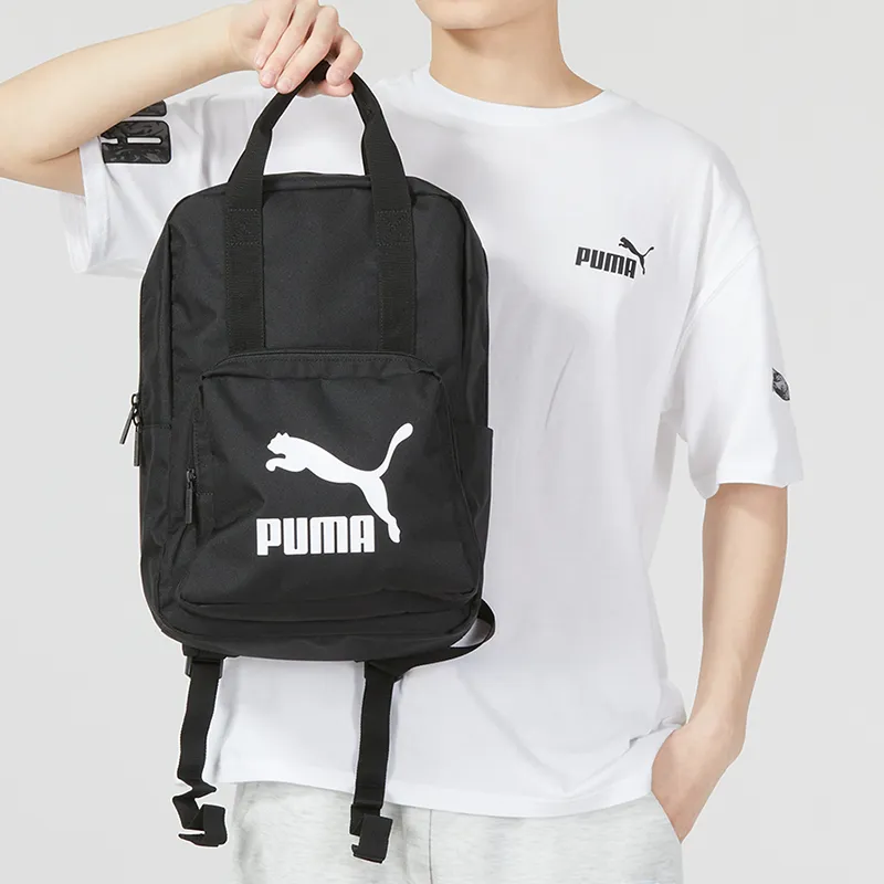 PUMA Fabric Laptop Bag Backpack Regular Unisex Black-3