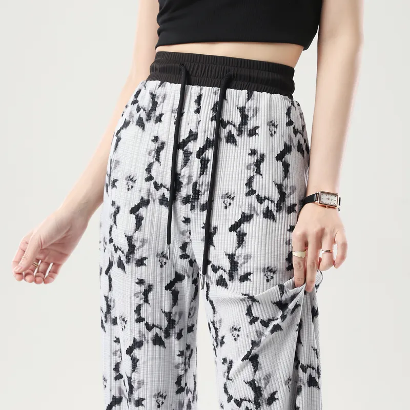 HIPPIEMISS Casual Pants Women's Light Gray-6