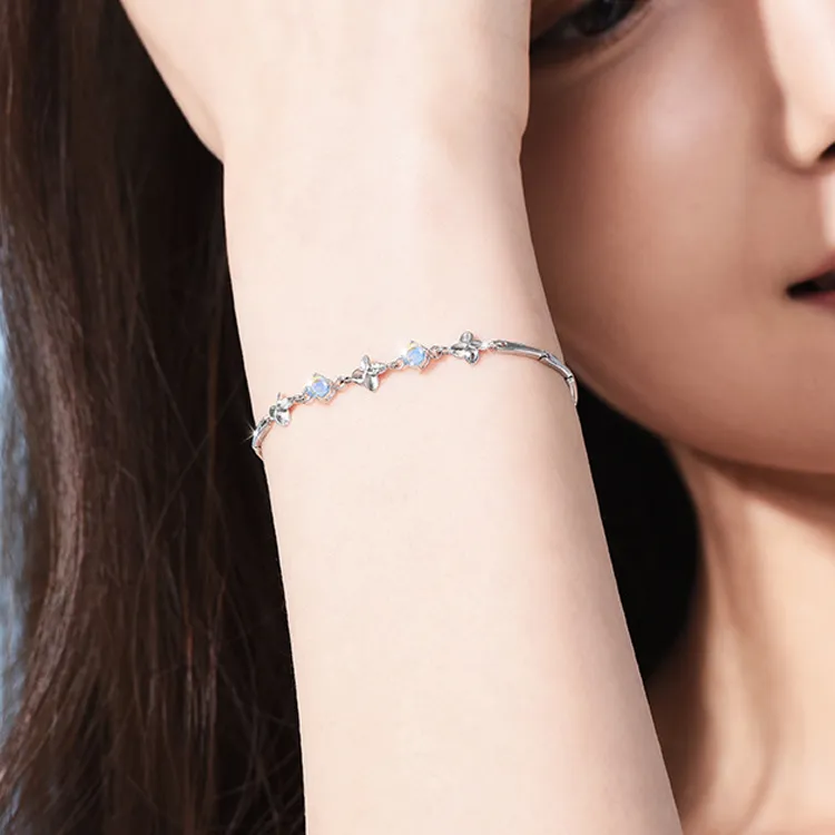 Asia Star S925 Silver Bracelets Women's-2