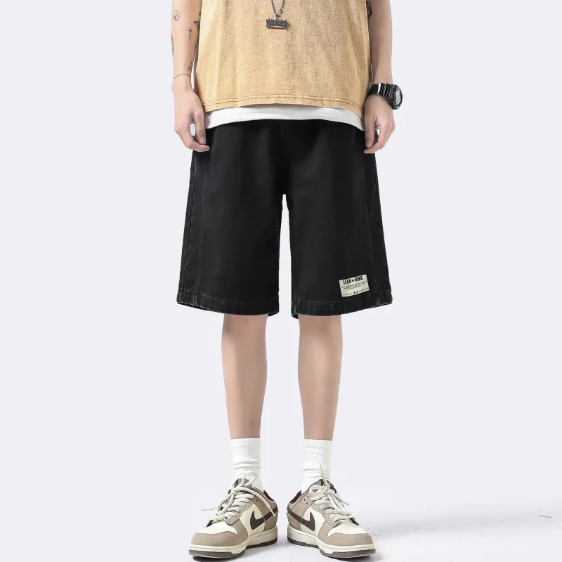 B.X Denim Shorts Unisex-2