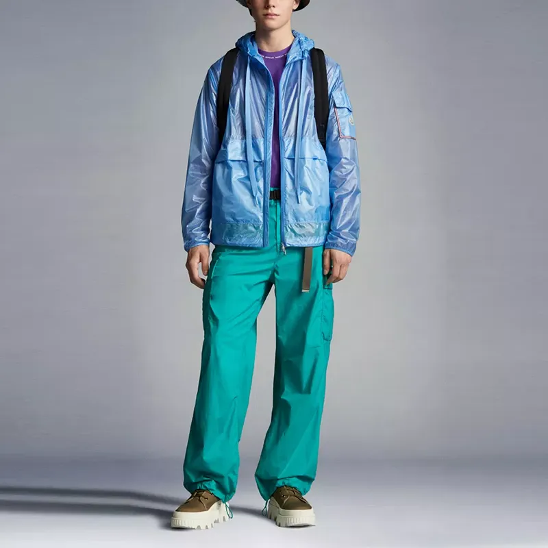 Moncler SS22 Sun Protection Clothing Men's Blue-2