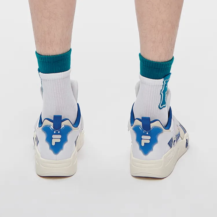 FILA FUSION Classic Basketball Shoes 'White Blue'-7