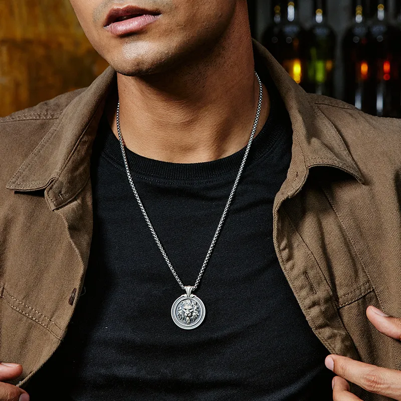 IDEAGEMER Necklaces Men-4