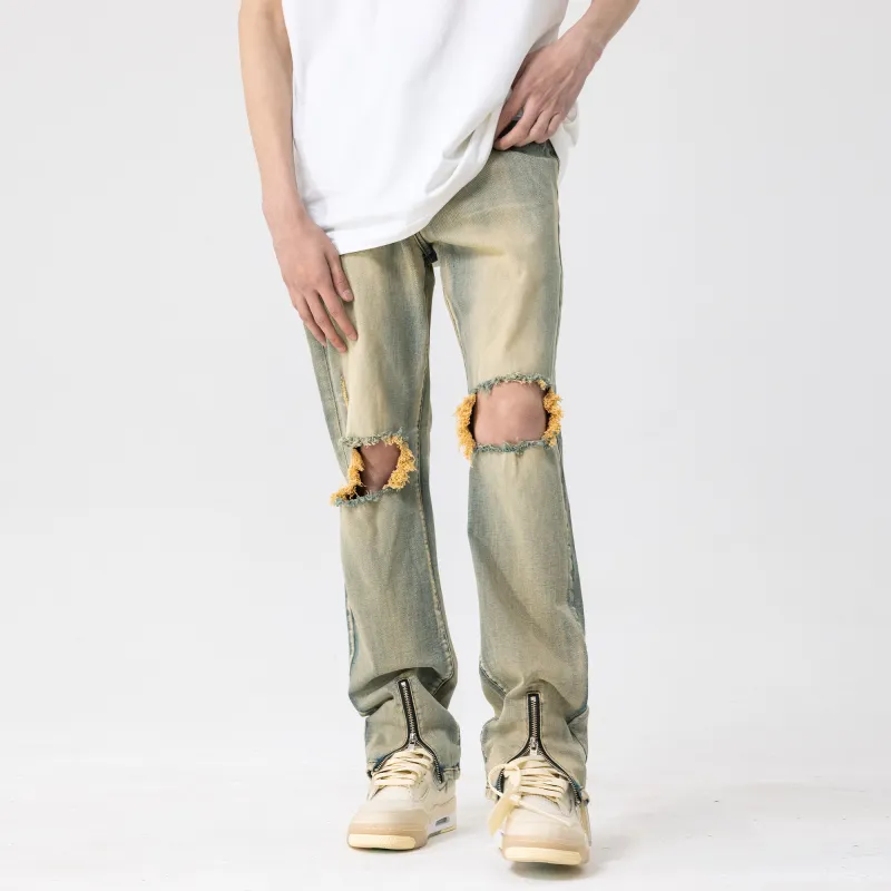 XINYINSU Jeans Unisex-8