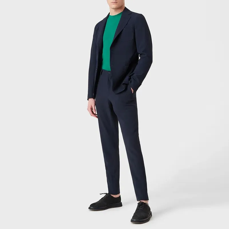 GIORGIO ARMANI T Shirts Men Emerald Green-4