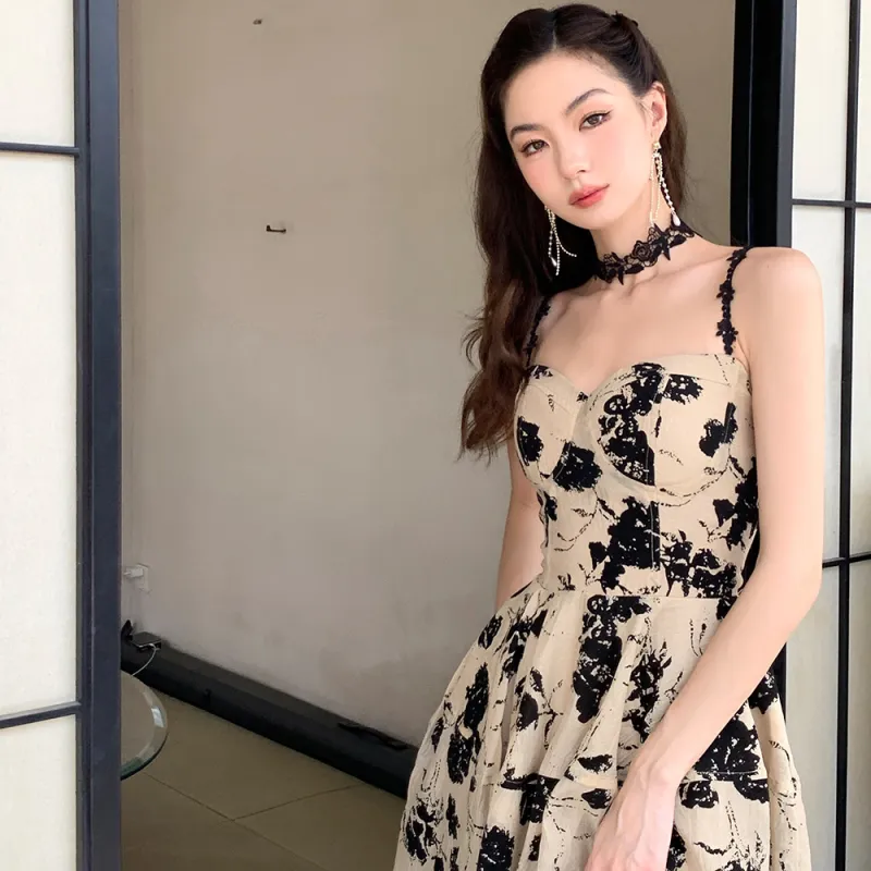 KUNZHUDAXIANG Slip Dress Women's-4