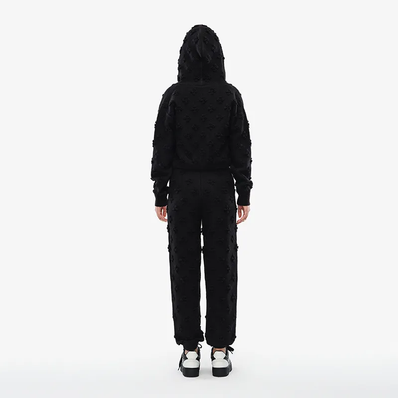 SMFK X Wonderland Sweatshirts Women's Midnight Black-2