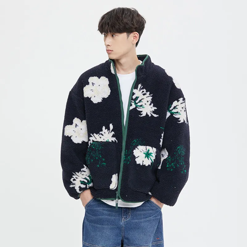 RMTCRW ROMANTIC CROWN Multicolor Stand Collar Loose Fit Thickened Puffer Jacket Unisex-6