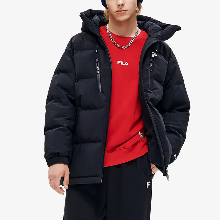 FILA FUSION Down Jacket Men's Jet Black-4