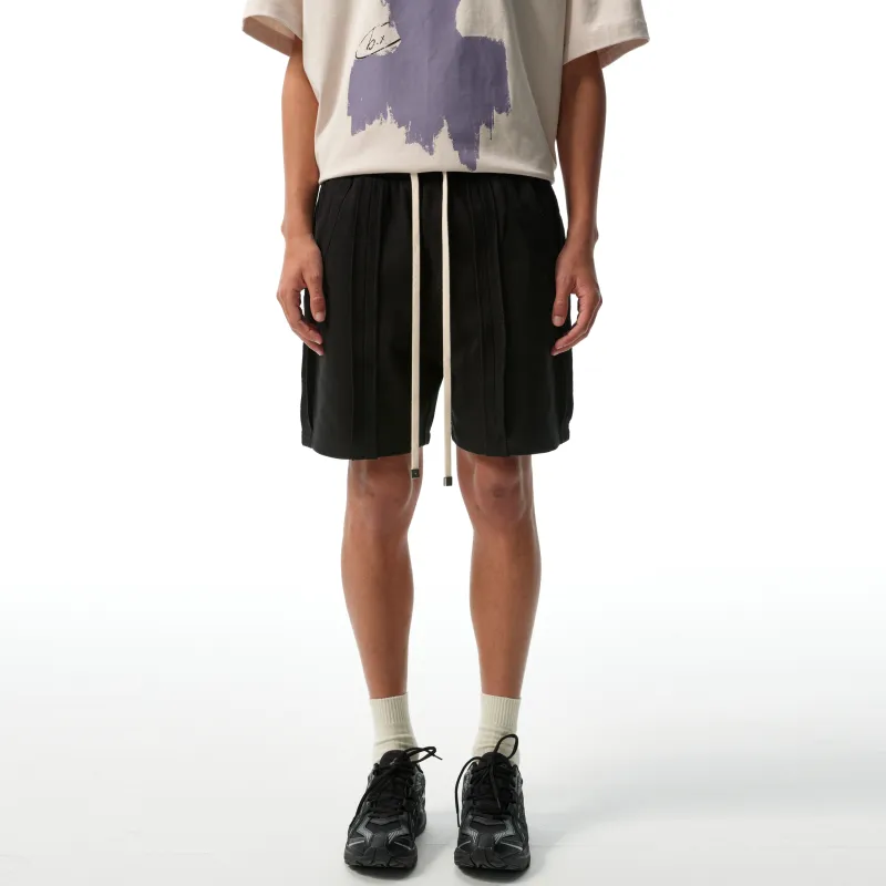 B.X Casual Shorts Unisex Black-2