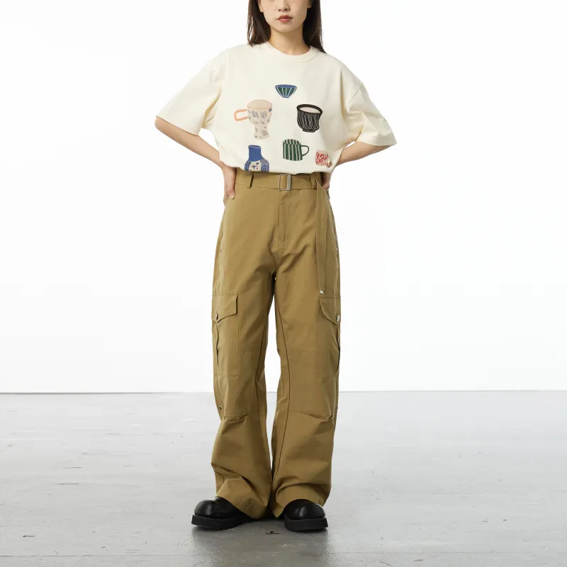 BLUELANDINC Cargo Pants Women's Khaki-2