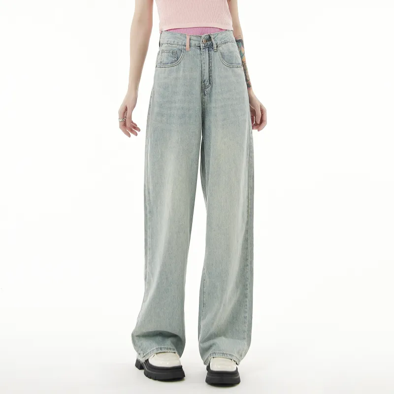 QYPRF Jeans Women's Blue-2