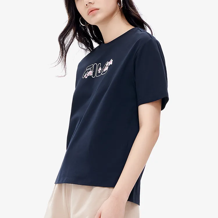 FILA FUSION T Shirt Women's Pitch Black-5