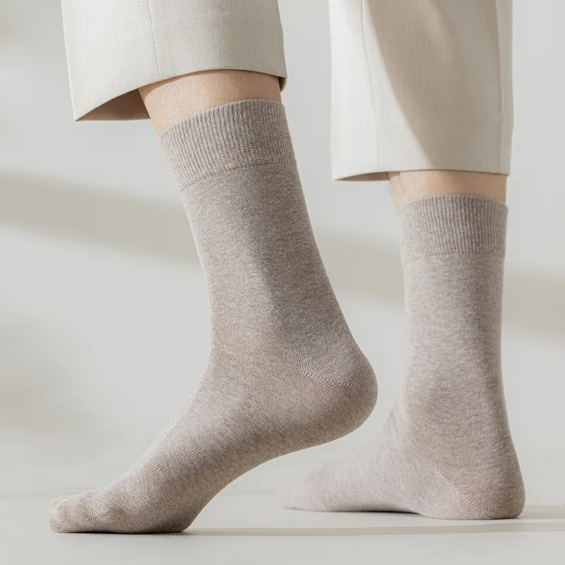 SHIWAJI Knee-High Socks Men's 5 Pack-3