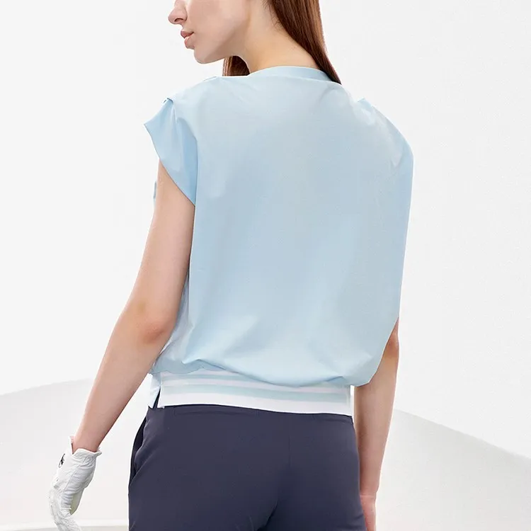 FILA Athletics T-Shirts Women's Elegant Blue-2