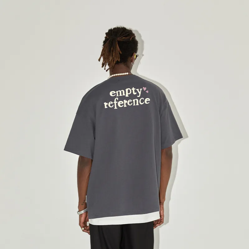 EMPTY REFERENCE T Shirts Unisex Charcoal Gray-3