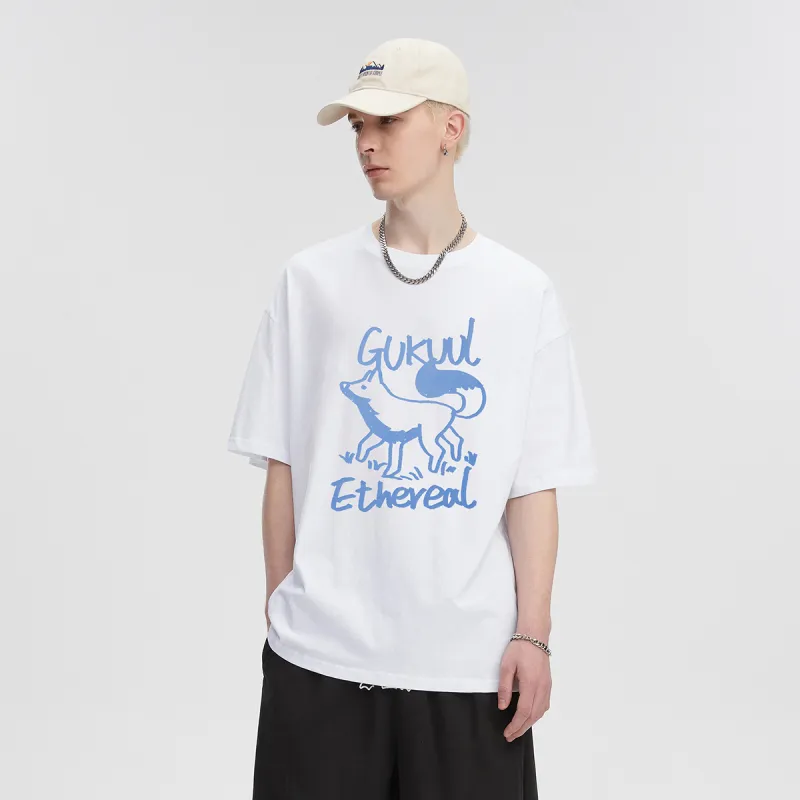 GUKUUL T-Shirts Unisex White-4