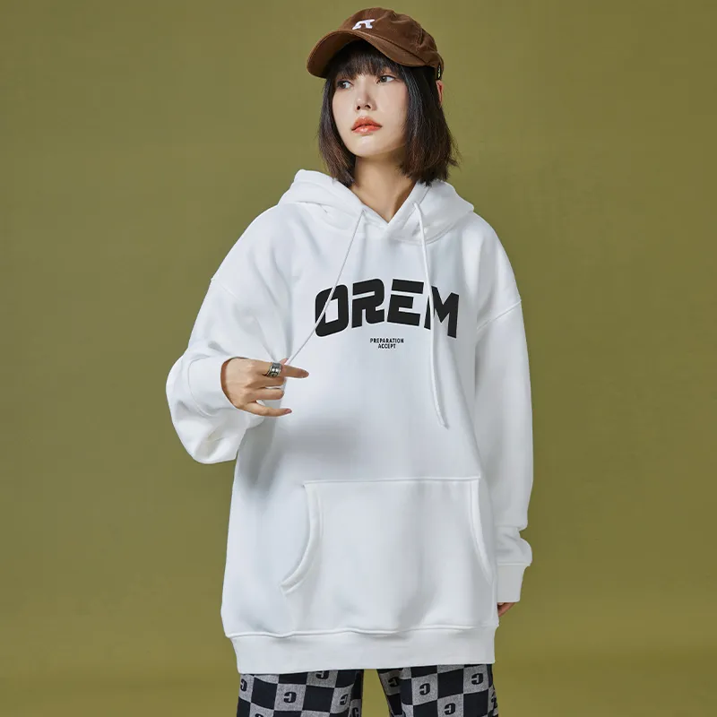 OREM ONE Hooded Loose Fit Regular Sweatshirt Unisex-40