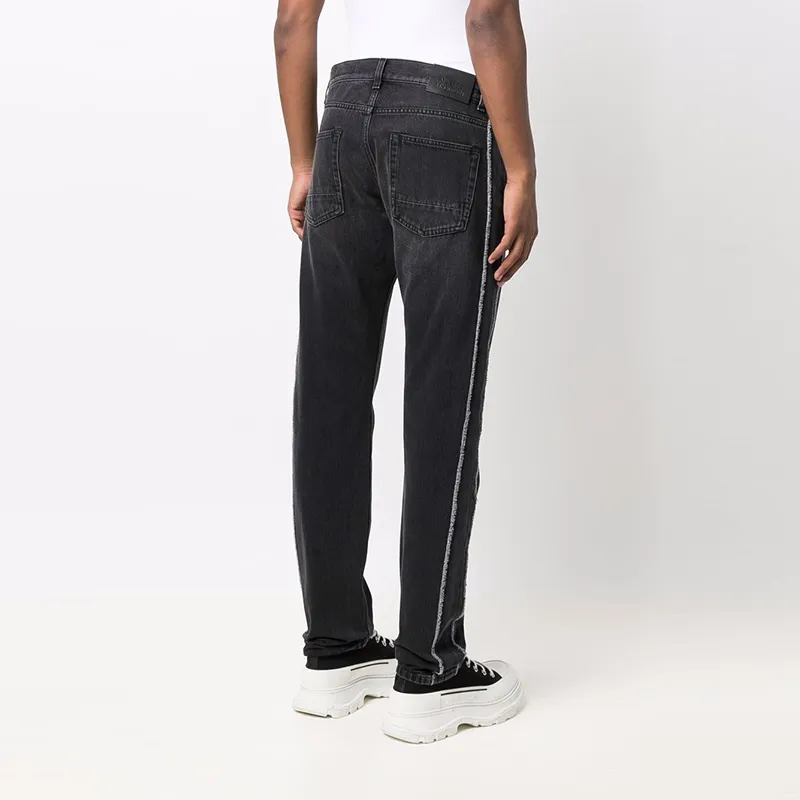 Alexander McQueen Jeans Men Charcoal Black-3