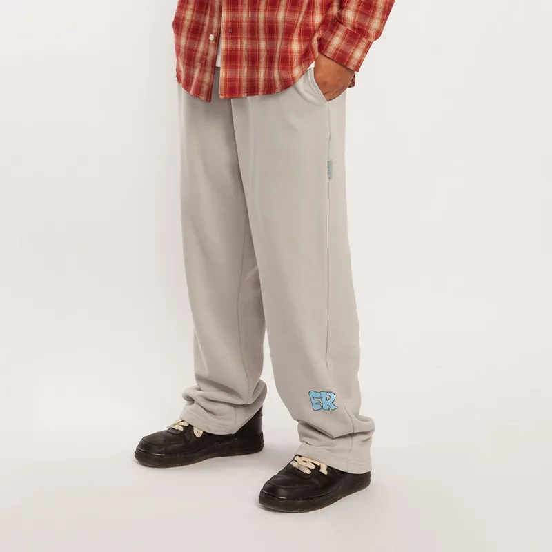 EMPTY REFERENCE Casual Pants Unisex Gray-3