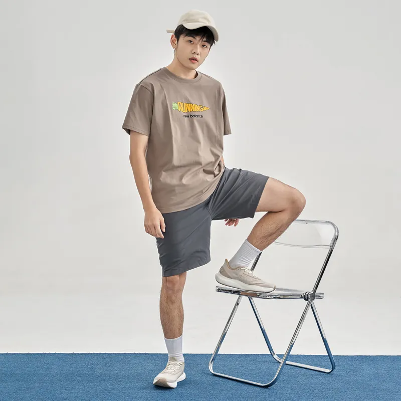 New Balance T Shirt Unisex Brown-6