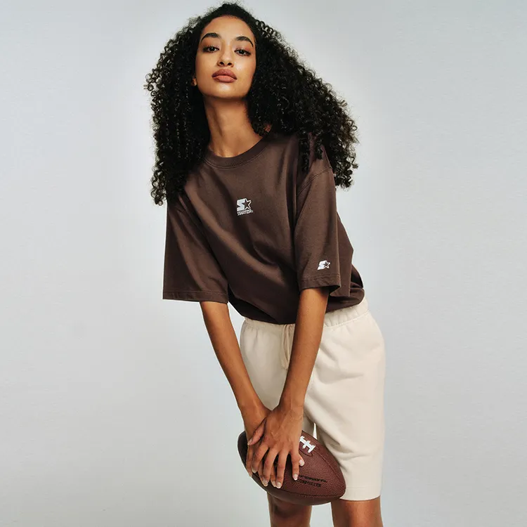 STARTER Drop Shoulder Sleeve T-Shirt Unisex American Vintage-7