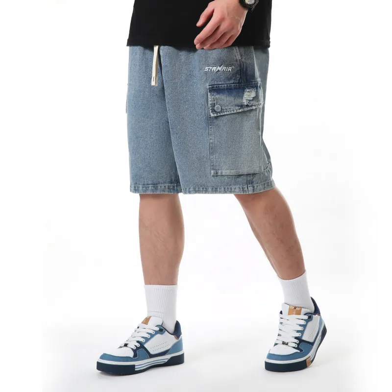 STANAIR Denim Shorts Unisex-3