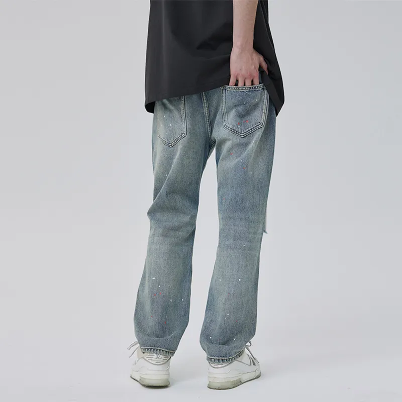 CLIMAX VISION Jeans Unisex Washed Blue-2