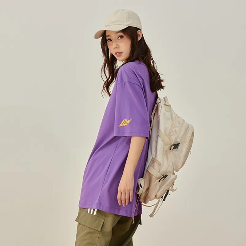 361° T Shirts Unisex Bellflower Purple-4