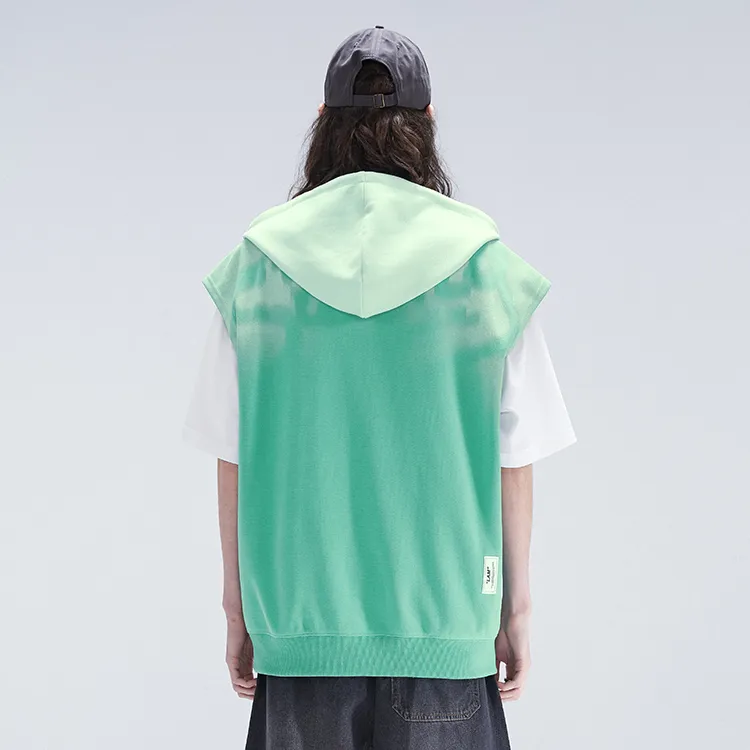 LAMLICKA Vests Unisex Green-5