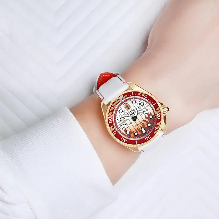 SEIKO Series 5 Automatic Mechanical Movement Stainless Steel Strap Watch Unisex White Dial-5