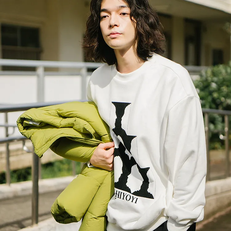 YOSHIYOYI Crew Neck Loose Fit Heavyweight Sweatshirt Unisex-13
