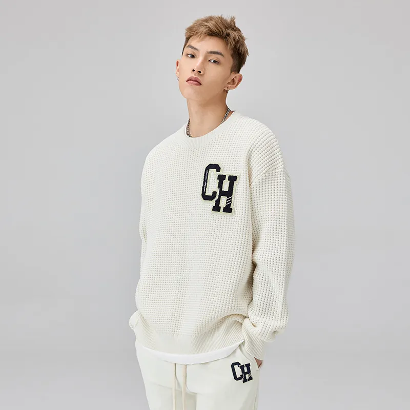 CHINISM Classic Badge Sweaters Unisex-3