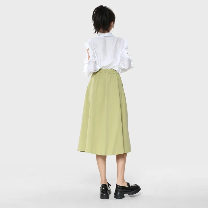 Adeworn Casual Long Skirt Women's-2