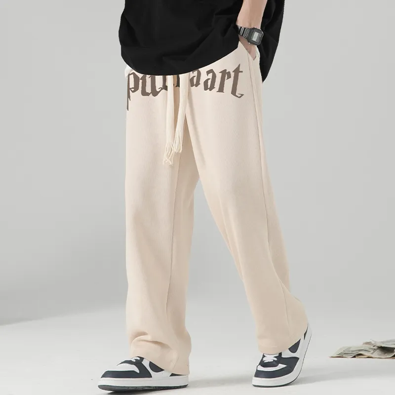 PUCCA Loose Unisex Casual Pants-14