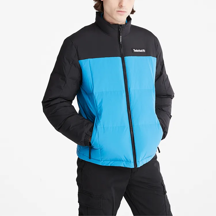 Timberland Down Jacket Men's Black/Sea Cucumber Color-3