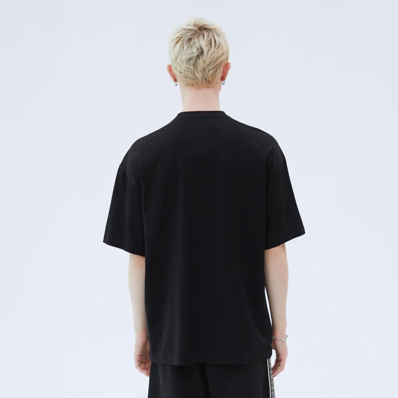 LIUREGALI T-Shirts Unisex Black-2