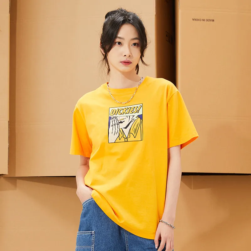 Dickies SS22 T Shirt Unisex Bright Orange-6