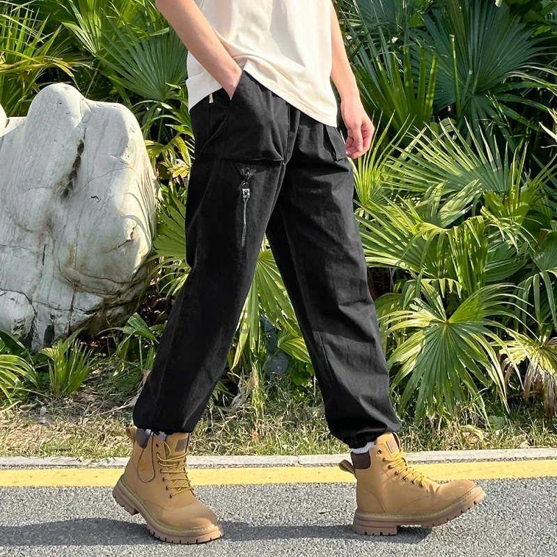 VAS＆CO Cargo Pants Unisex Black-5