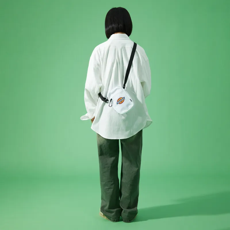Dickies Polyester Shoulder Bag Crossbody Bag Cell Phone Pouch Regular Unisex White-4