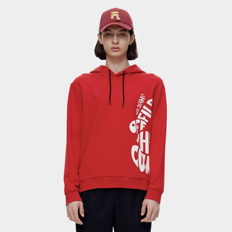FILA FUSION CNY Fusion Sweatshirts Men Garnet Red-2