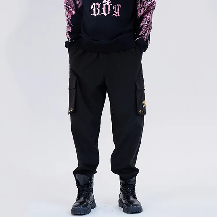 Boy London Casual Pants Unisex Black-2