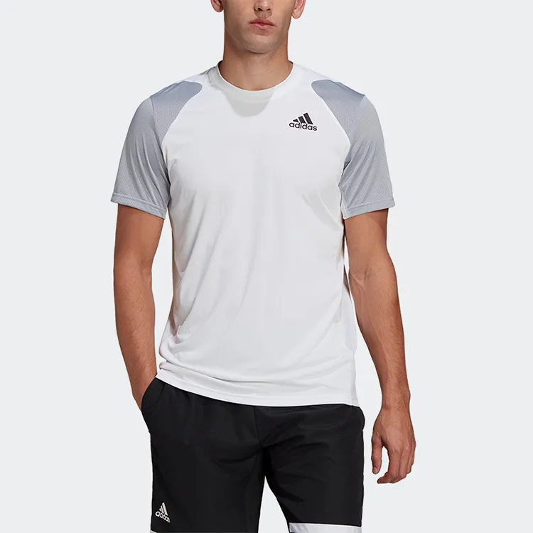 Adidas T Shirts Men White-3