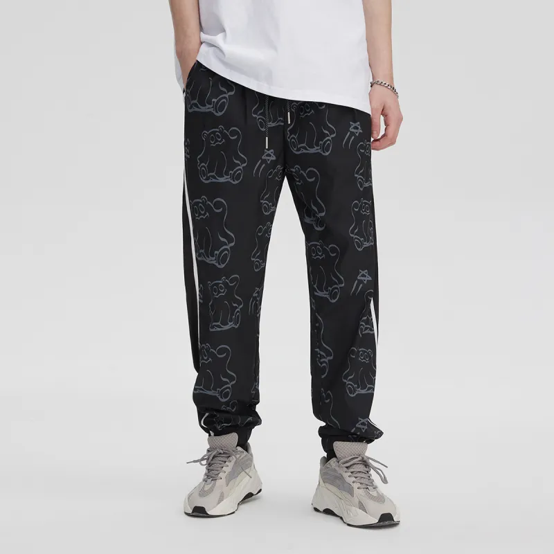 GUKUUL Jogger Casual Pants Unisex Black-9