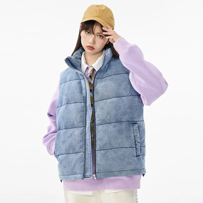 SPRAYGROUND Vest Unisex Denim Blue-6